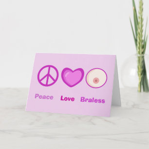 Breast Cancer Remission Greeting Card