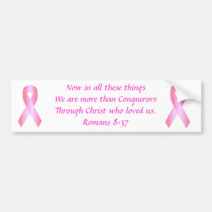 Breast Cancer Ribbon, Breast Cancer Ribbon, Now... Bumper Sticker
