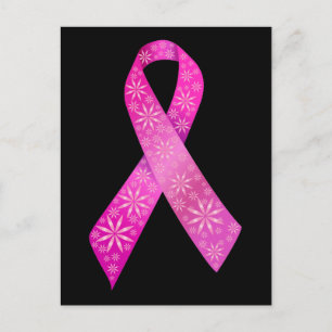 Breast Cancer Ribbon Postcard