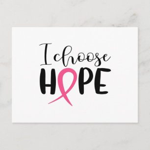 Breast Cancer Ribbon Print Postcard