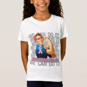 Breast Cancer Rosie WE CAN DO IT T-Shirt
