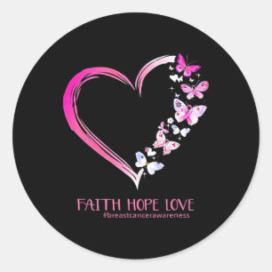 Breast Cancer Shirt1  Classic Round Sticker