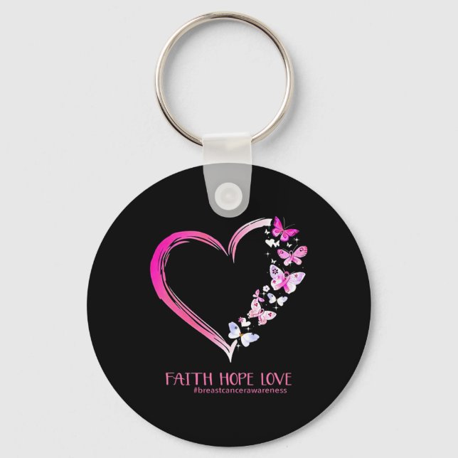 Breast Cancer Shirt1  Key Ring (Front)