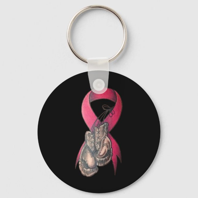 Breast Cancer Shirt  Key Ring (Front)
