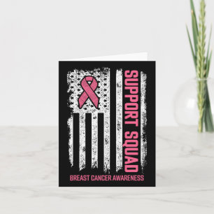 Breast Cancer Shirts Support Squad Breast Cancer A Card