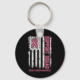 Breast Cancer Shirts Support Squad Breast Cancer A Key Ring