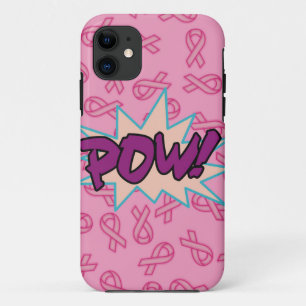 Breast Cancer Super Hero iPhone 11 Case