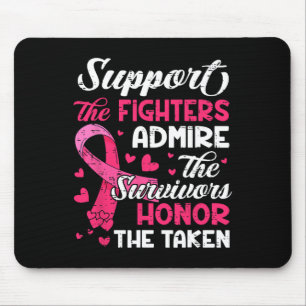 Breast Cancer Support Admire Honour Breast Cancer Mouse Mat