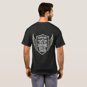 Breast Cancer Support Admire Honour Breast Cancer T-Shirt