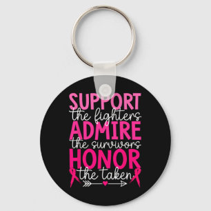 Breast Cancer Support Admire Honour Breastcancer A Key Ring