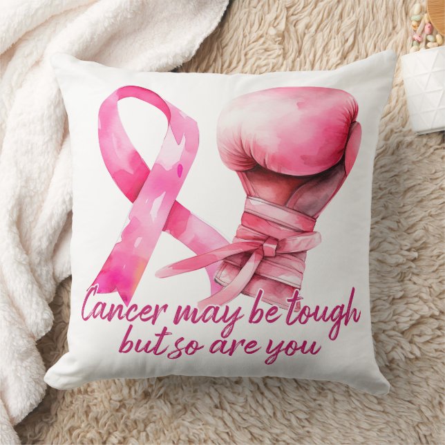BREAST CANCER SUPPORT & AWARENESS CUSHION (Blanket)