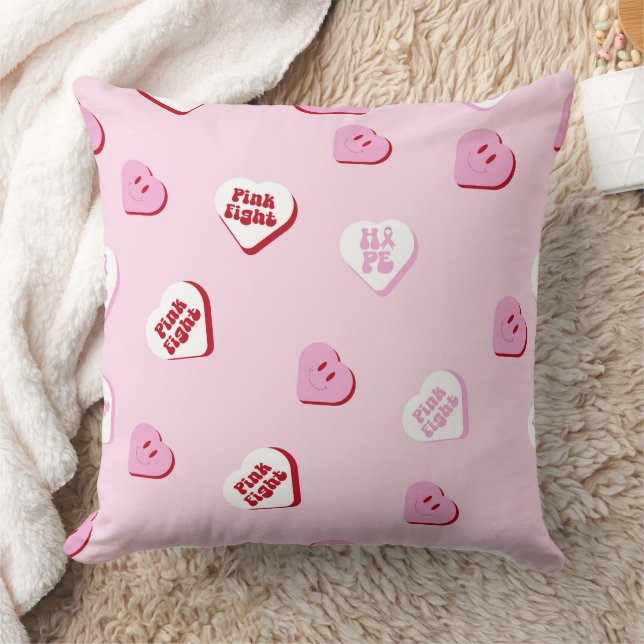 BREAST CANCER SUPPORT & AWARENESS CUSHION (Blanket)
