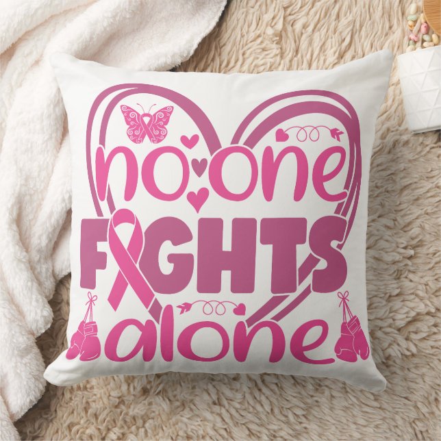 BREAST CANCER SUPPORT & AWARENESS CUSHION (Blanket)