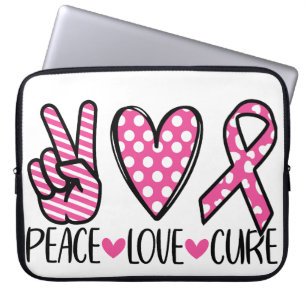 BREAST CANCER SUPPORT & AWARENESS LAPTOP SLEEVE
