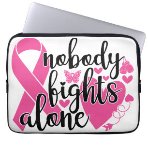 BREAST CANCER SUPPORT & AWARENESS LAPTOP SLEEVE