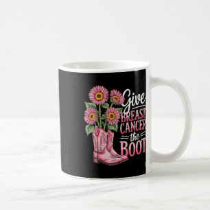 Breast Cancer Support Boot Funny  Coffee Mug