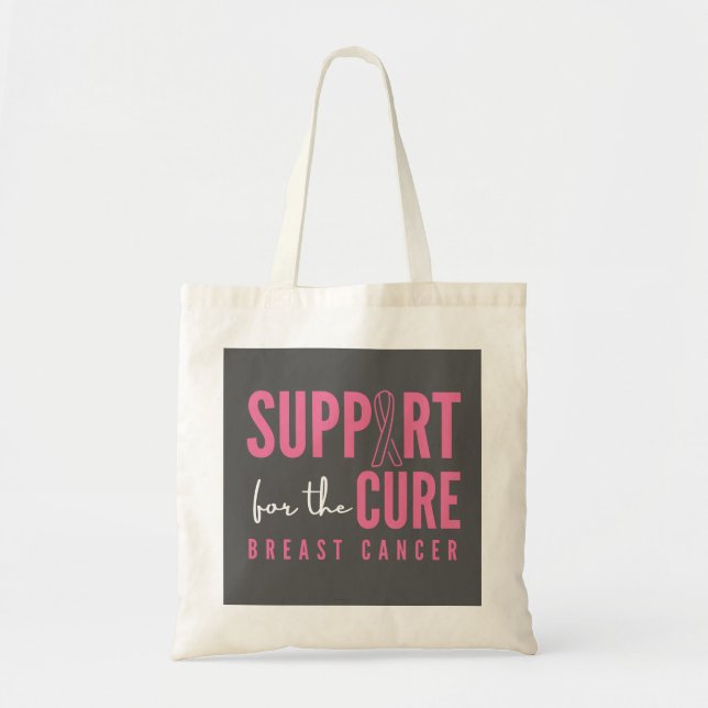 breast cancer. support.cure. Totes & Bags (Front)
