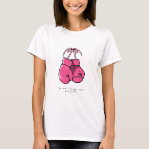 Breast Cancer Support Gifts Cancer Women Get Well  T-Shirt