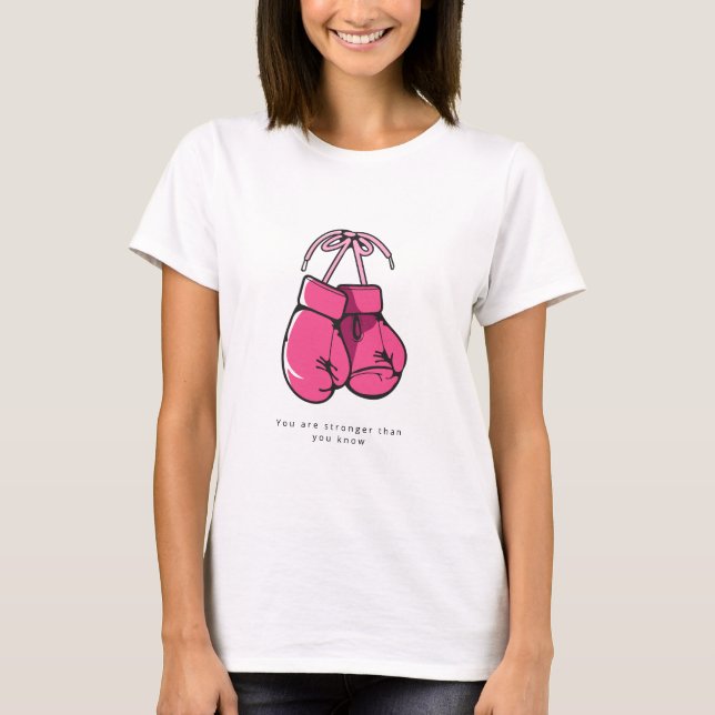 Breast Cancer Support Gifts Cancer Women Get Well  T-Shirt (Front)