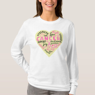 Breast Cancer Support Heart Shirt