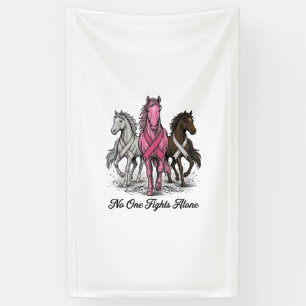 Breast Cancer Support Horse Vector Shirt Design_1 Banner