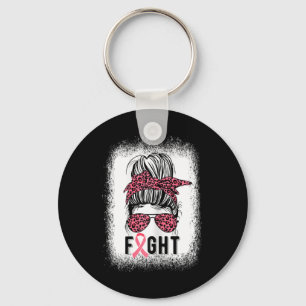 Breast Cancer Support Pink Ribbon Breast Cancer Aw Key Ring