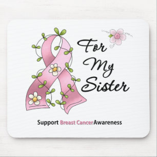 Breast Cancer Support Sister Mouse Mat