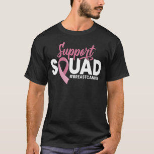 Breast Cancer Support Squad Cancer Survivor Mum T-Shirt