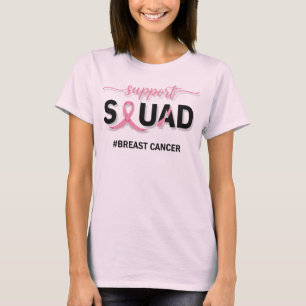 Breast Cancer Support Squad Graphic T-Shirt