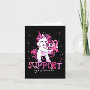 Breast Cancer Support Squad Shirt Breast Cancer Aw Card
