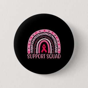 Breast Cancer Support Squad Warrior Breast Cancer 6 Cm Round Badge