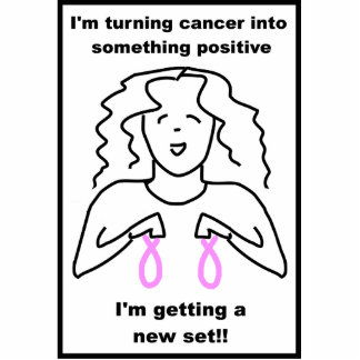 Breast Cancer Support Standing Photo Sculpture