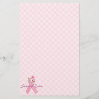 Breast Cancer Support Team Stationery