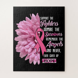 Breast Cancer Support The Fighters Gift For Her Jigsaw Puzzle