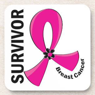 Breast Cancer Survivor 12 Coaster