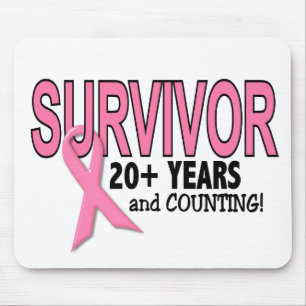 BREAST CANCER SURVIVOR 20+ Years & Counting Mouse Mat