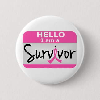 Breast Cancer Survivor 24.png 6 Cm Round Badge