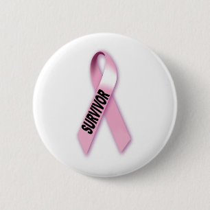 Breast Cancer Survivor 6 Cm Round Badge