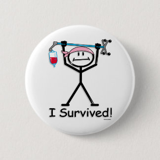 Breast Cancer Survivor 6 Cm Round Badge