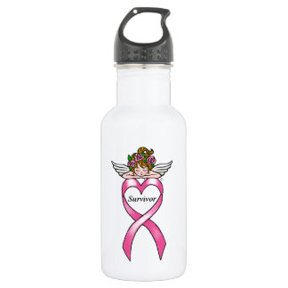 Breast Cancer "Survivor" Angel 532 Ml Water Bottle