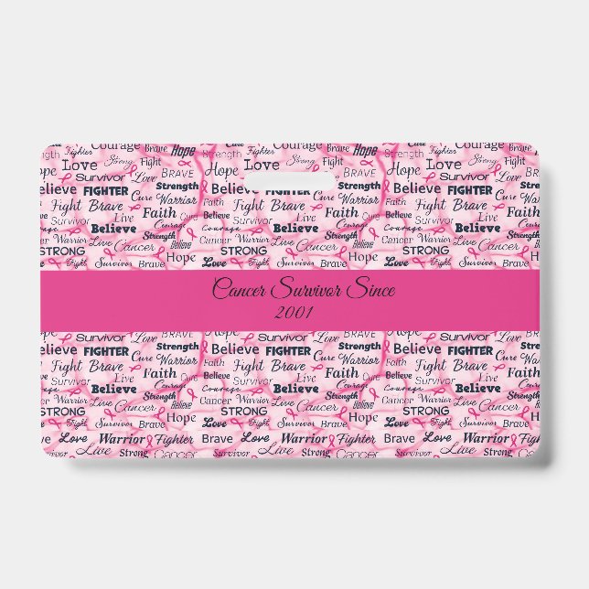 Breast Cancer Survivor Awareness ID Badge (Front)