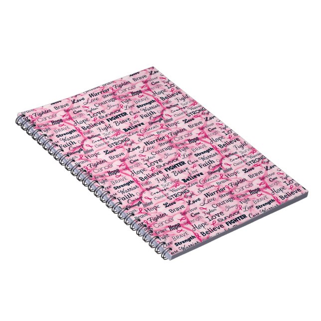 Breast Cancer Survivor Awareness Notebook (Right Side)