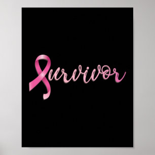 Breast Cancer Survivor Breast Cancer Awareness Poster