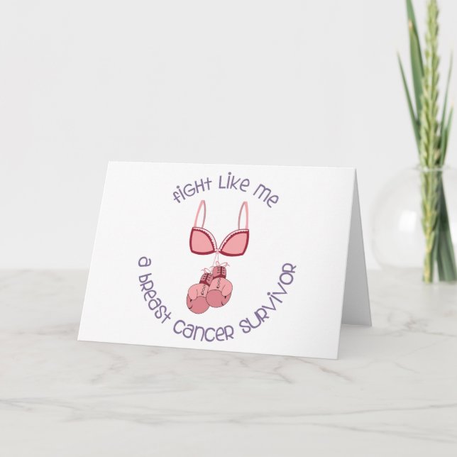 Breast Cancer Survivor Card (Front)