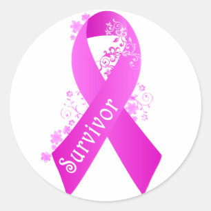 Breast Cancer Survivor Classic Round Sticker