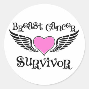 Breast Cancer Survivor Classic Round Sticker