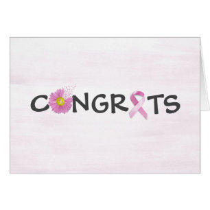 Breast Cancer Survivor Congratulations