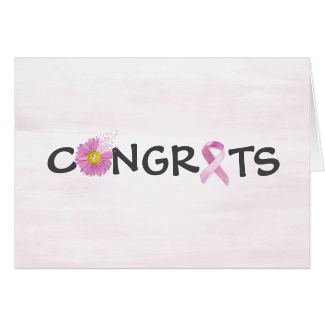 Breast Cancer Survivor Congratulations (Front Horizontal)