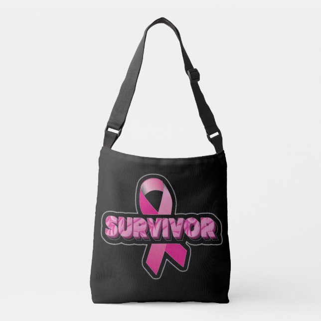 Breast Cancer Survivor  Crossbody Bag (Front)