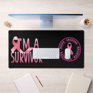 Breast Cancer Survivor Desk Mat